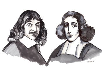 Descartes y Baruch de Spinoza